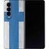 Finland Flag Distressed Galaxy Z Fold4 5G Skin
