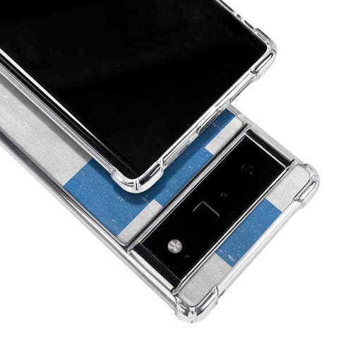 Finland Flag Distressed Google Pixel 6 Clear Case