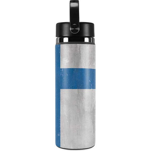 Finland Flag Distressed Hydro Flask 20oz Wide Mouth Skin