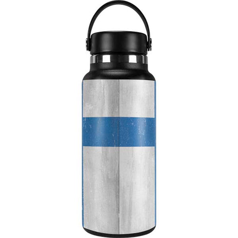 Finland Flag Distressed Hydro Flask 32oz Wide Mouth Skin