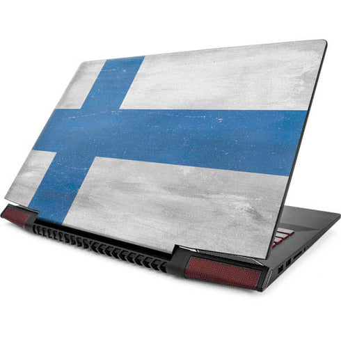 Finland Flag Distressed Lenovo IdeaPad Skin