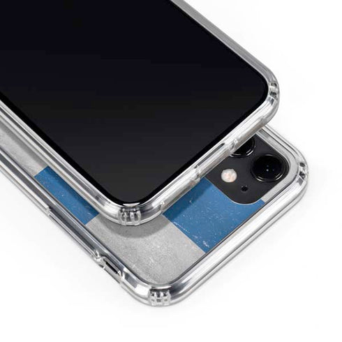 Finland Flag Distressed iPhone 11 Clear Case