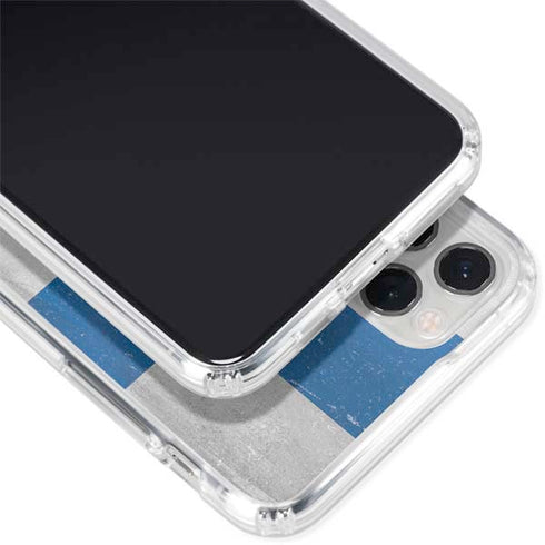 Finland Flag Distressed iPhone 11 Pro Clear Case