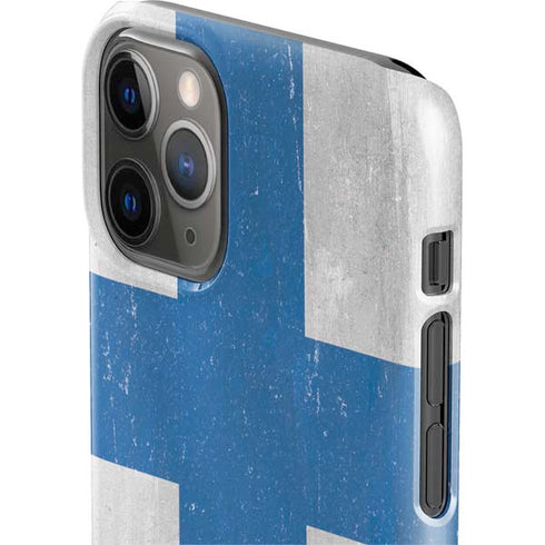 Finland Flag Distressed iPhone 11 Pro Lite Case