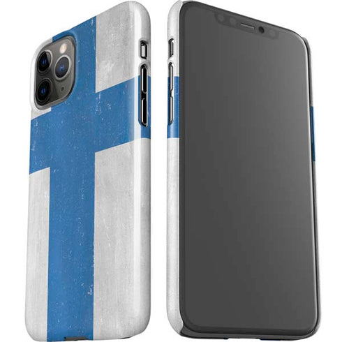 Finland Flag Distressed iPhone 11 Pro Lite Case
