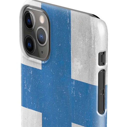 Finland Flag Distressed iPhone 11 Pro Max Lite Case