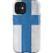 Finland Flag Distressed iPhone 12 Mini Impact Case