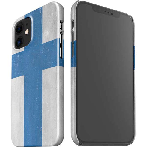 Finland Flag Distressed iPhone 12 Mini Lite Case