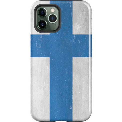 Finland Flag Distressed iPhone 12 Pro Max Impact Case