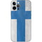 Finland Flag Distressed iPhone 12 Pro Skin