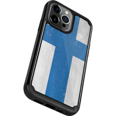 Finland Flag Distressed iPhone 13 Pro Cargo Case