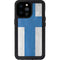 Finland Flag Distressed iPhone 14 Pro Max Waterproof Case