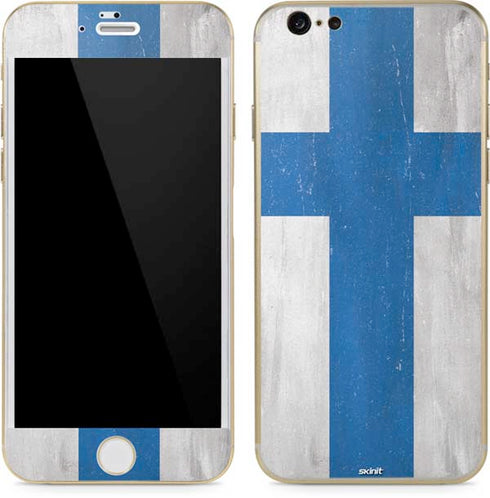 Finland Flag Distressed iPhone 6/6s Skin
