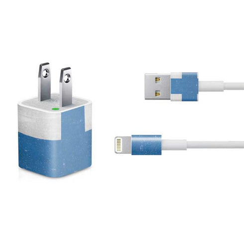 Finland Flag Distressed iPhone Charger (5W USB) Skin