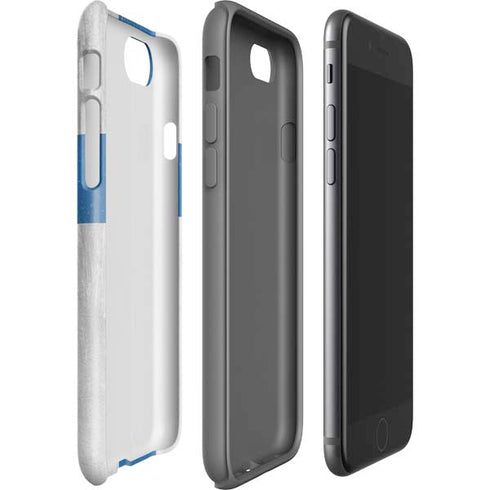 Finland Flag Distressed iPhone SE (2nd & 3rd Gen) Pro Case