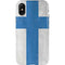 Finland Flag Distressed iPhone X Pro Case