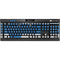 Finland Flag Distressed K95 RGB PLATINUM Mechanical Gaming Keyboard Skin