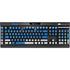 Finland Flag Distressed K95 RGB PLATINUM Mechanical Gaming Keyboard Skin