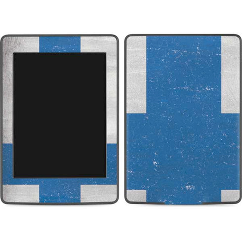 Finland Flag Distressed Amazon Kindle Skin