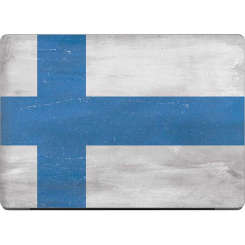 Finland Flag Distressed MacBook Pro 14in (2021-24) Skin