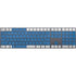 Finland Flag Distressed Magic Keyboard with Numeric Keypad Skin