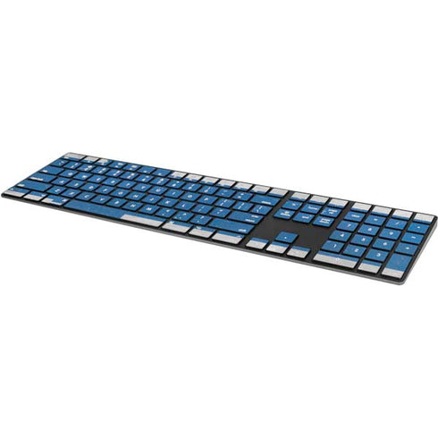 Finland Flag Distressed Magic Keyboard with Numeric Keypad Skin