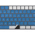Finland Flag Distressed Magic Keyboard with Numeric Keypad Skin