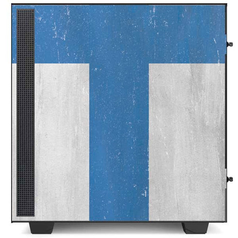 Finland Flag Distressed NZXT H510 Compact ATX Mid-Tower Case Skin