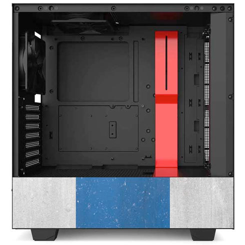Finland Flag Distressed NZXT H510 Compact ATX Mid-Tower Case Skin