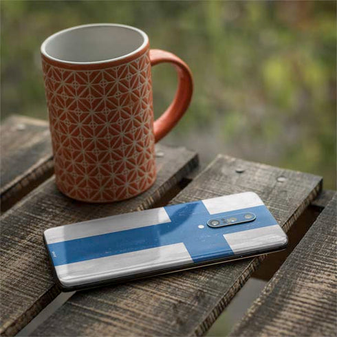 Finland Flag Distressed OnePlus 7 Pro Skin