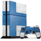 Finland Flag Distressed PS4 Console and Controller Bundle Skin