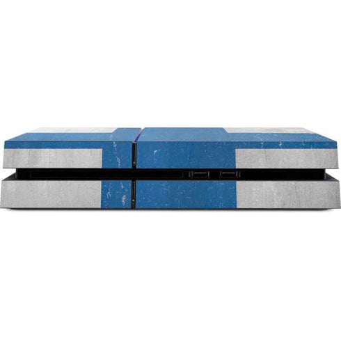 Finland Flag Distressed PS4 Console Skin