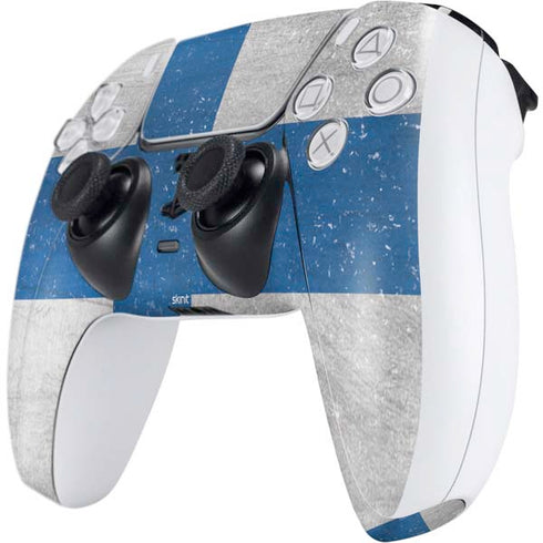 Finland Flag Distressed PS5 Controller Skin