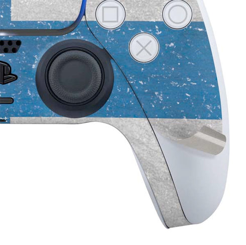Finland Flag Distressed PS5 Slim Digital Edition Bundle Skin