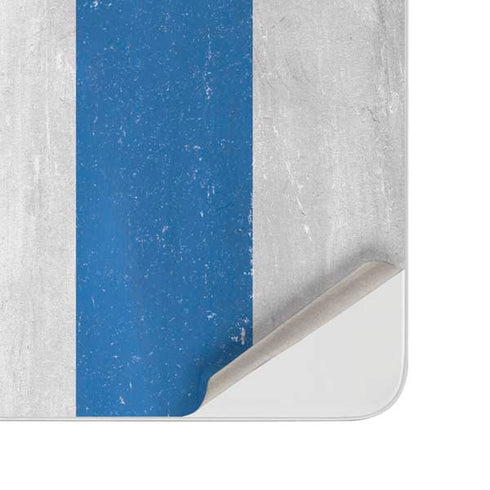 Finland Flag Distressed Surface Duo Skin