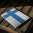 Finland Flag Distressed Surface Laptop 3 13.5in Skin