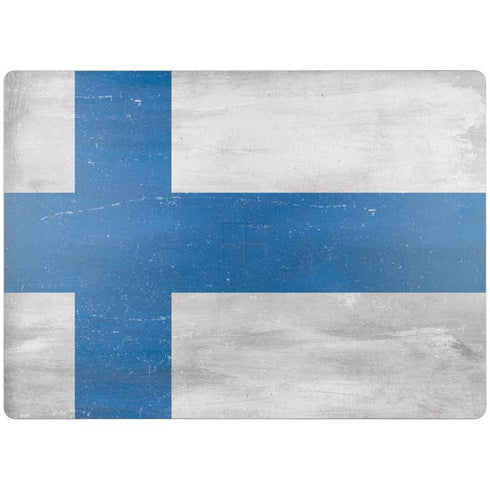 Finland Flag Distressed Surface Laptop 4 15in Skin