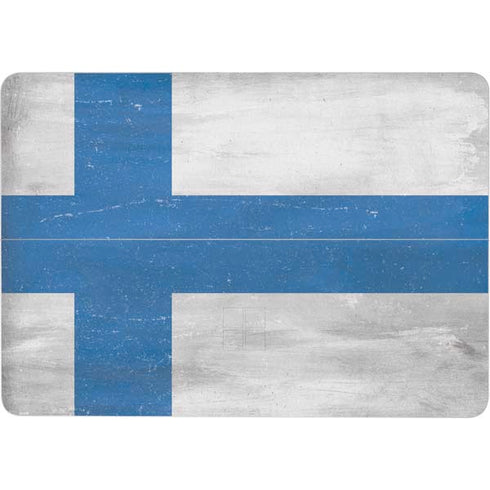 Finland Flag Distressed Surface Laptop Studio Skin