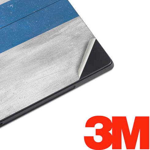 Finland Flag Distressed Surface Pro 7 Skin