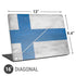 Finland Flag Distressed Universal Laptop 16in (13 x 9.4in) Skin