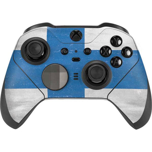 Finland Flag Distressed Xbox Elite Wireless Controller Series 2 Skin