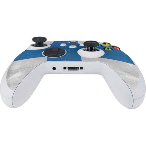 Finland Flag Distressed Xbox Series S Controller Skin