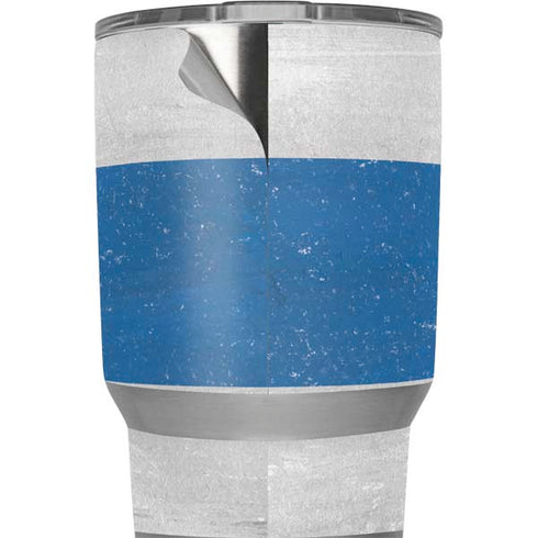 Finland Flag Distressed Yeti 20oz Tumbler Skin