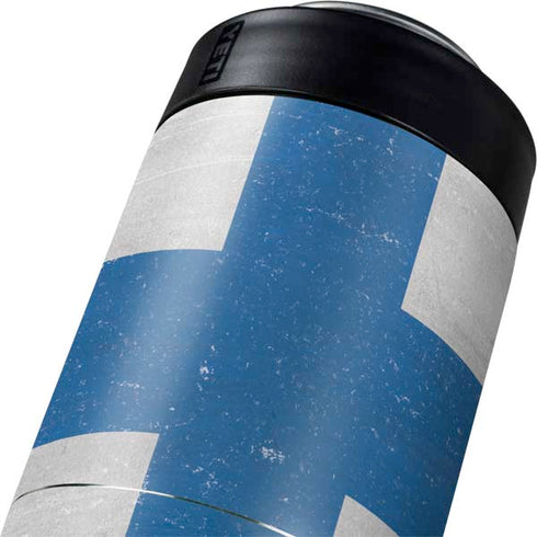 Finland Flag Distressed Yeti Colster Can Insulator Skin
