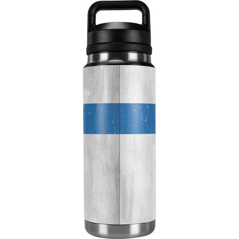 Finland Flag Distressed YETI Rambler 26oz Bottle Skin