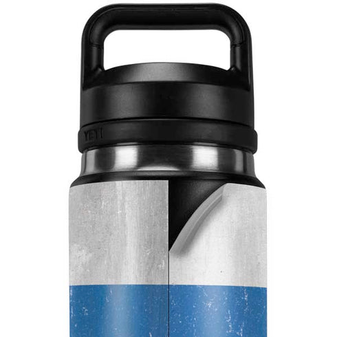 Finland Flag Distressed YETI Rambler 26oz Bottle Skin