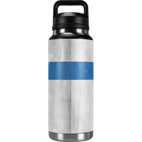 Finland Flag Distressed YETI Rambler 36oz Bottle Skin