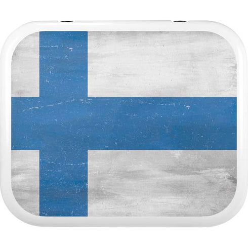 Finland Flag Distressed YETI Roadie 24 Hard Cooler Skin