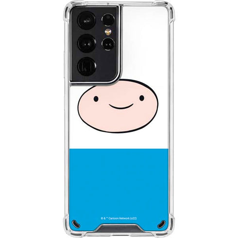 Adult Swim Adventure Time Finn Mertens Galaxy S21 Ultra 5G Clear Case