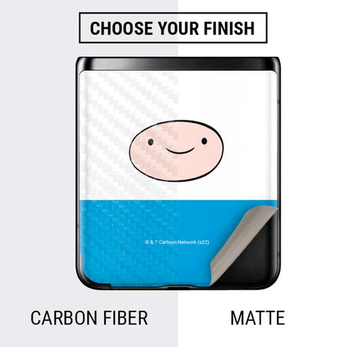 Adult Swim Adventure Time Finn Mertens Galaxy Z Flip Skin